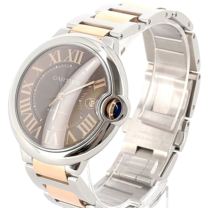 Montre CARTIER - Montre Ballon Bleu Acier et Or rose 58 Facettes 63027