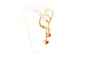 Boucles d'oreilles Boucles d'oreilles Années 70 en or jaune serties de rubis et de diamants 58 Facettes B590