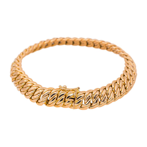 Bracelet Maille américaine Or rose 58 Facettes 4566306CN