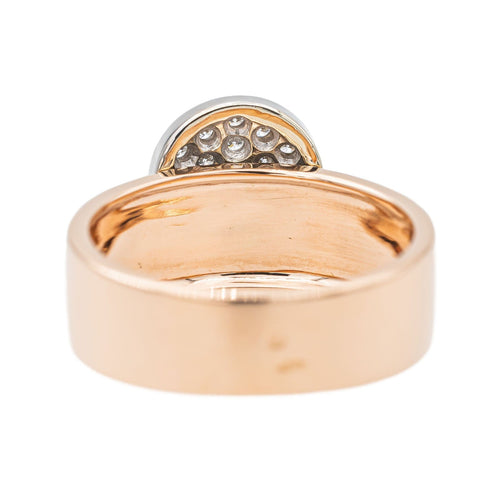 Bague 53 Bague Or rose, Or blanc Diamant 58 Facettes 3313105CN