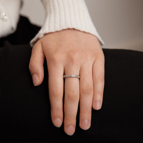 Bague 59 Alliance en diamants 58 Facettes