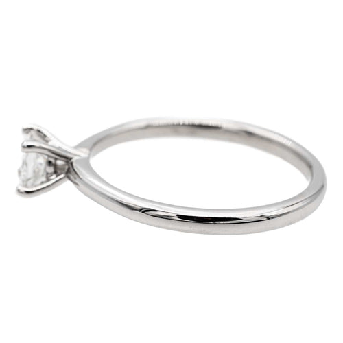 戒指 单钻戒 白金 钻石 