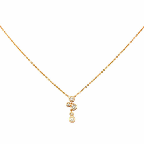 Collier Collier Or rose Diamant 58 Facettes 4553819CN