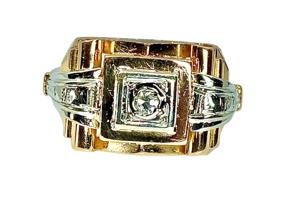 Bague 47 Bague Solitaire diamant vers 1920 58 Facettes AB182