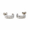 Boucles d'oreilles Boucles d'oreilles Demi-créoles Or blanc Diamant 58 Facettes 4174992CN