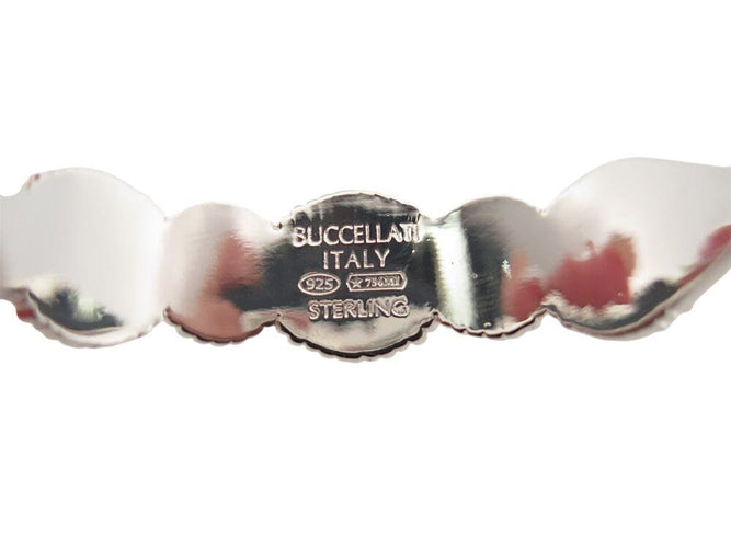 Bracelet bracelet BUCCELLATI manchette blossoms marguerite argent daisy 58 Facettes 269492