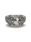 Bague 49 Bague Eternité Mauboussin or blanc aigue-marine saphirs et diamants 58 Facettes 863