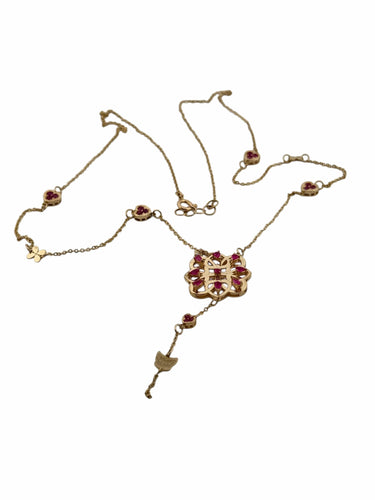 Boucles d'oreilles Collier et Boucles d’oreilles en or jaune 18 carats 58 Facettes