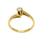 Bague 52 Bague solitaire en or jaune avec diamant taille brillant 58 Facettes 50305