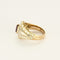 Bague en Or jaune & blanc 18k Rubis