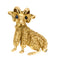 Broche Broche à motif de bouc en Or jaune et saphirs 58 Facettes GAP1621