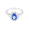 Bague 54 Bague saphir de ceylan diamants 58 Facettes