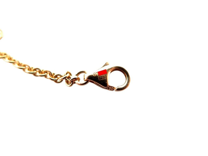 bracciale CARTIER love su catena b6027100 t17.5 in oro giallo 18k 4.1gr 