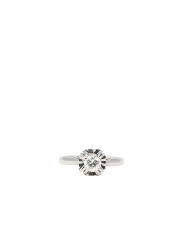 Bague 52.5 Bague solitaire Art Déco Diamant 0,50ct 58 Facettes 582