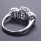 Bague 54.5 Bague or blanc diamants 58 Facettes 4778