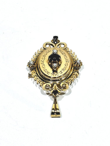 Pendentif Pendentif Napoléon III or ose 58 Facettes