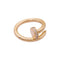 Bague 50 Bague Cartier, "Juste un Clou", or rose, diamants. 58 Facettes 35012