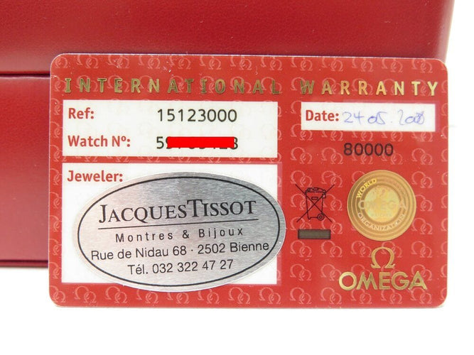 Montre montre OMEGA constellation 15123000 33mm acier quartz fullset lady 58 Facettes 266979