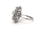 Bague 53 Bague contemporaine en or blanc sertie de diamants (+-1.36ct) 58 Facettes 23009