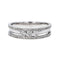 Bague 56 Bague Or blanc Diamant 58 Facettes 3904624CN