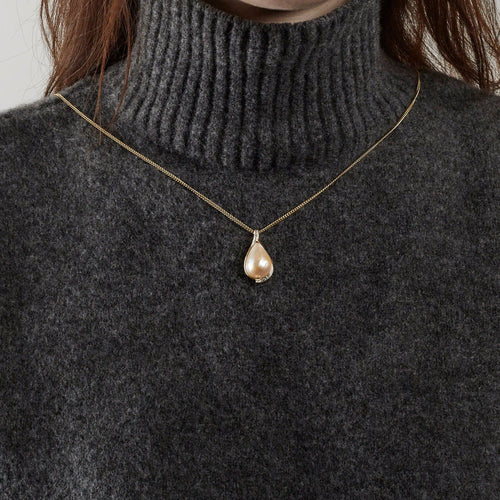 Pendentif Pendentif perle mabé et diamants 58 Facettes 230557