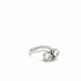 Bague Bague Toi et Moi Or Blanc et Diamants 58 Facettes 1.0000227/5