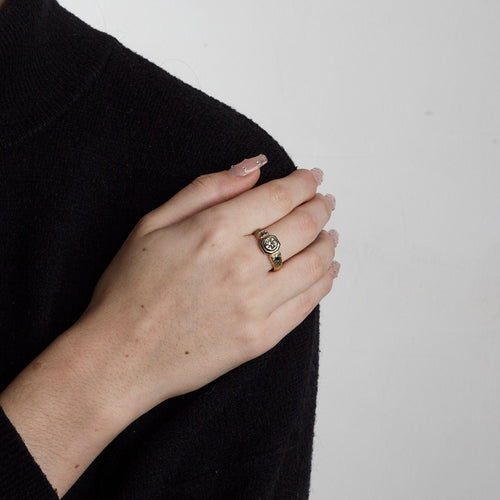 Bague 59 Solitaire diamant 58 Facettes 1820