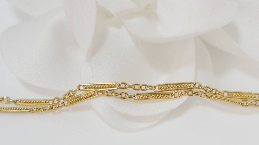 Collier Collier draperie en or jaune 58 Facettes 31352