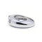 Bague 53 Bague jonc or blanc et diamants 58 Facettes 160163R
