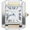 Montre Cartier Montre Tank Francaise Moyen Or Acier 58 Facettes MT36303