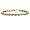 Bracelet Bracelet en or jaune et émeraudes 58 Facettes RSY0381