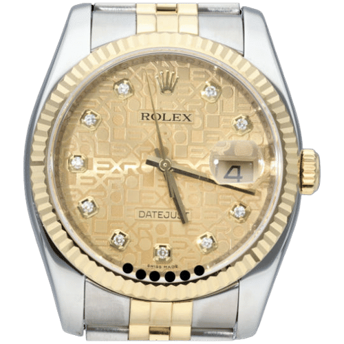 Montre Rolex Montre Date Just 36 58 Facettes MT44937