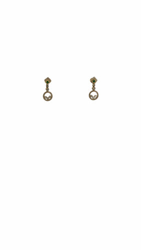 Boucles d'oreilles Boucles d’oreilles Chopard en or , diamants et émeraudes 58 Facettes