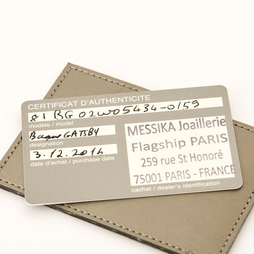 Bague 58 MESSIKA - Gatsby Meli Melo - Bague en Or blanc 18k 58 Facettes B250322