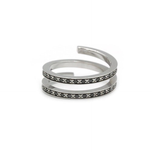 Bague 55 Bagues La Spirale - DINH VAN 58 Facettes 250020R-250021R