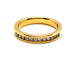Bague 48 Bague Demi alliance Or jaune Diamant 58 Facettes 1126712CN