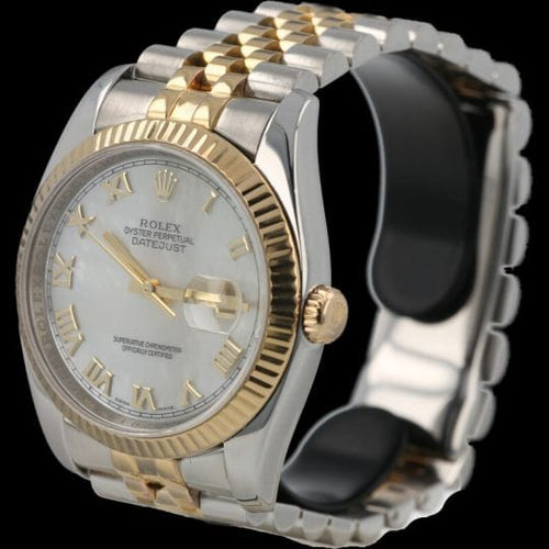 Montre Rolex Montre Date Just 36 58 Facettes MT42536