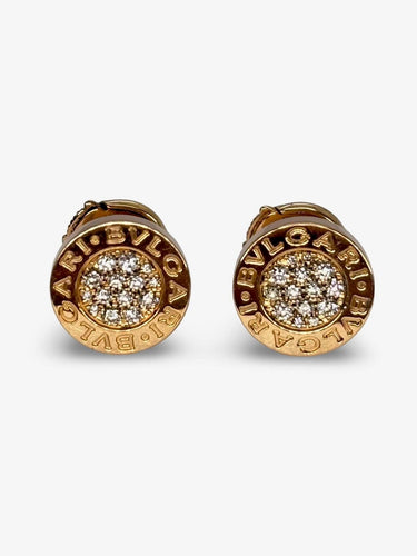 Boucles d'oreilles Boucles d'oreilles Bulgari or rose et diamants 0,36 ct 58 Facettes 896