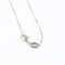 Collier Collier ras-de-cou en or blanc serti d'un diamant taille brillant 58 Facettes 129418G/129418F