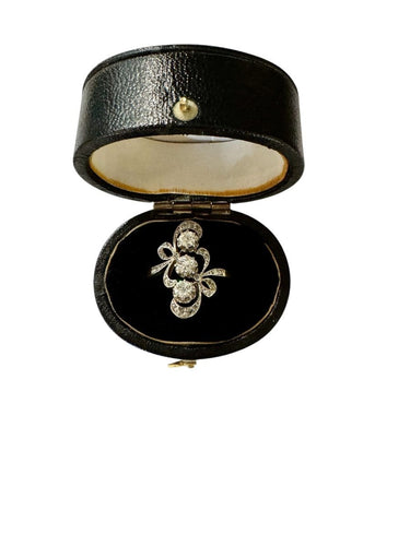 Bague 60 Bague Belle Époque or et diamants 58 Facettes