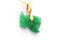 Pendentif Pendentif contemporaine en or jaune et jade 58 Facettes 13577