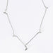 Collier Collier en or blanc et diamants en cinq motifs 58 Facettes