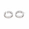Boucles d'oreilles Boucles d'oreilles Créoles  Or blanc Diamant 58 Facettes 4893168CN