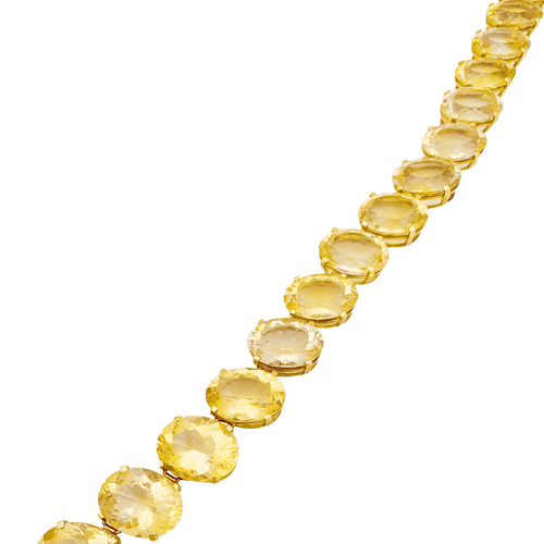 Collier Collier or jaune et citrines. 58 Facettes 34695