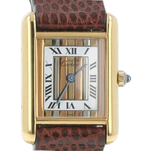 Montre Cartier Montre Tank Vermeil 58 Facettes MT43125