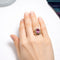 Bague 58 Bague vintage Soviétique Or Jaune Pierre Rose 58 Facettes