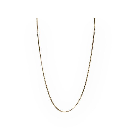 Collier Chaîne or jaune maille gourmette 52 cm 58 Facettes 149055469