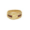Bague 57 Bague en or jaune, diamants et rubis 58 Facettes B250486