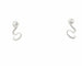 Boucles d'oreilles Boucles d'oreilles en or blanc serties de diamants de 0,16 ct 58 Facettes 6860