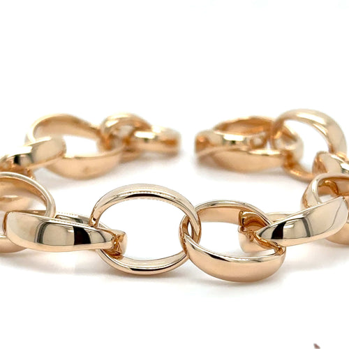 Bracelet BRACELET MAILLE POMELLATO OR ROSE 58 Facettes Réf 1-0002311/5